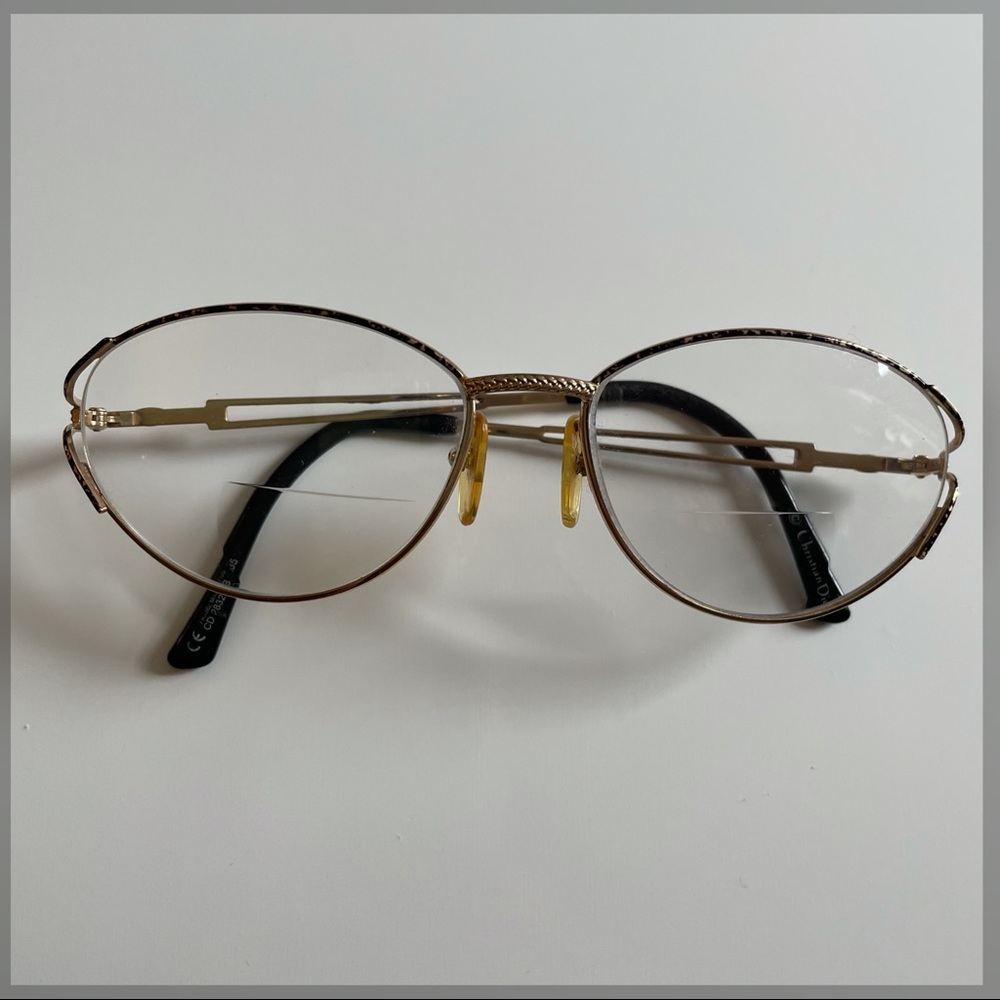 Christian Dior Women's Gold Frames